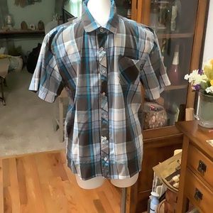 ZOO YORK SHORT SLEEVE PLAID SHIRT